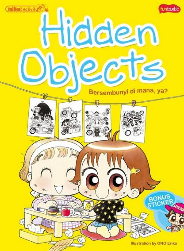 Cover Buku Miiko Activity - Hidden Objects