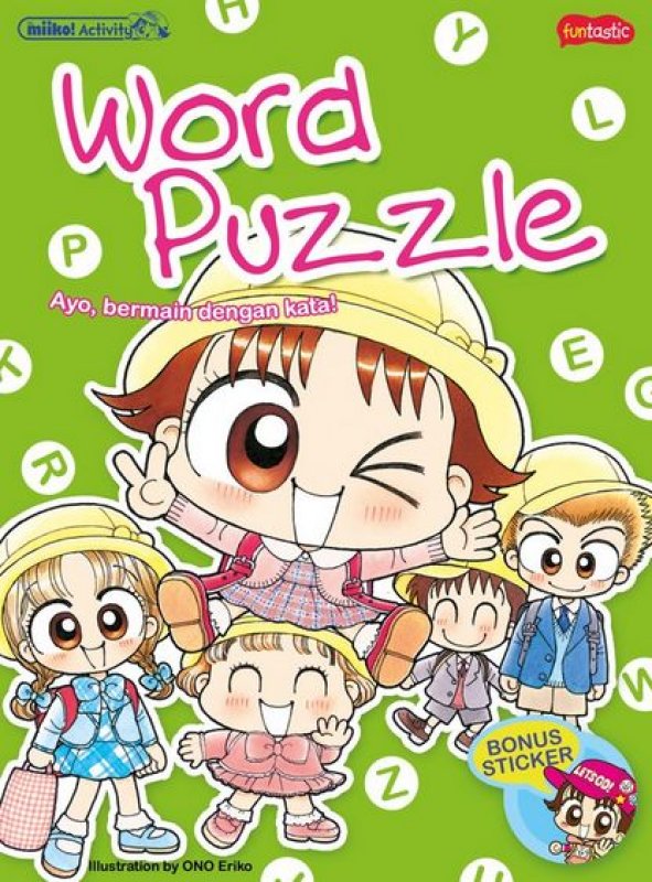 Cover Buku Miiko Activity - Word Puzzle