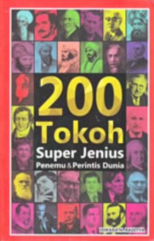 Cover Buku 200 Tokoh Super Jenius Penemu dan Perintis Dunia