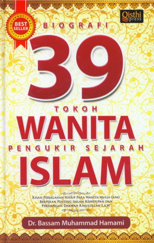 Cover Buku Biografi 39 Tokoh Wanita Pengukir Sejarah Islam