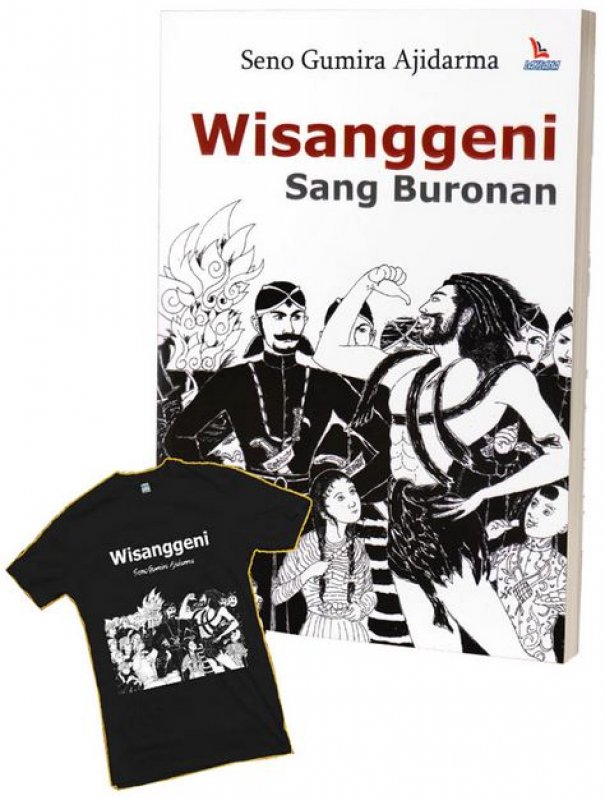 Cover Buku Wisanggeni : Sang Buronan (Edisi TTD + T-Shirt)
