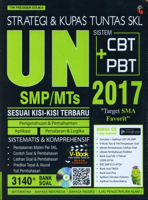 Cover Buku STRATEGI & KUPAS TUNTAS SKL UN SMP/MTs IPA 2017