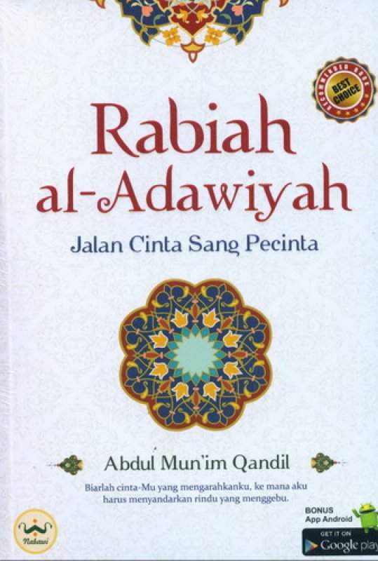 Cover Buku Rabiah al-Adawiyah Jalan Cinta Sang Pecinta