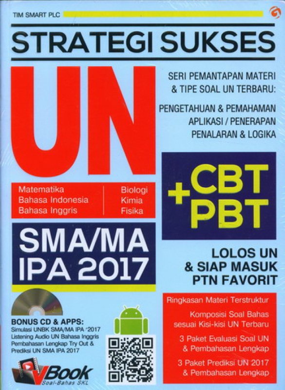 Cover Buku STRATEGI SUKSES UN SMA/MA IPA 2017
