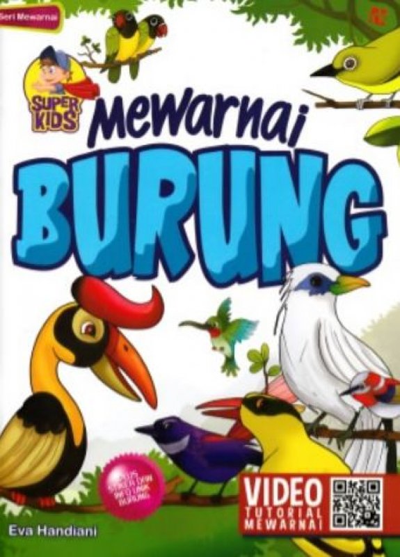 Cover Buku Super Kids Mewarnai Burung