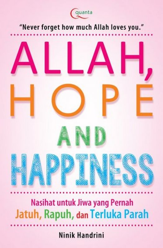 Cover Buku Allah, Hope And Happiness