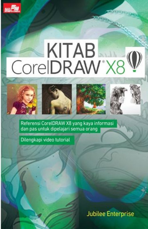 Cover Buku Kitab Coreldraw X8