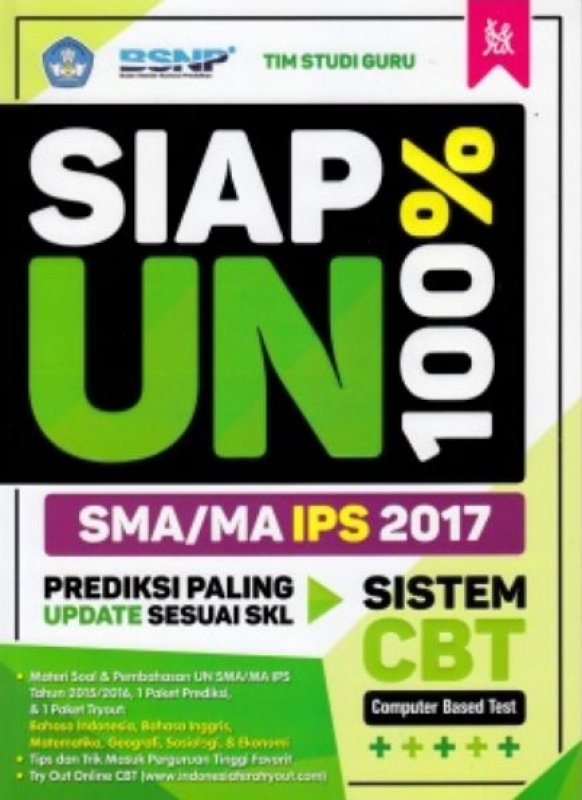 Cover Buku SIAP UN 100% SMA/MA IPS 2017