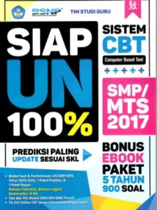 Cover Buku SIAP UN 100% SMP/MTS 2017