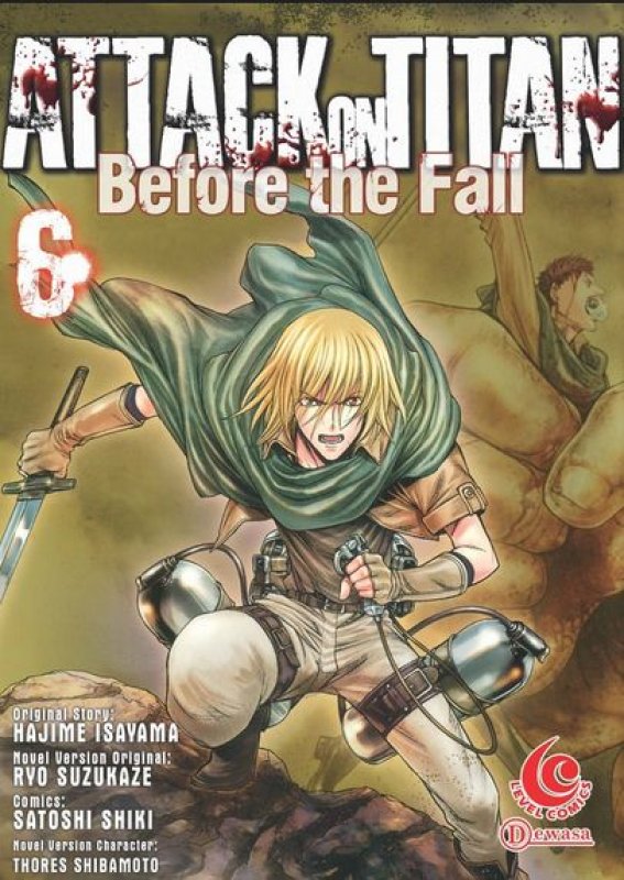Cover Buku Lc: Attack On Titan Before The Fall 06