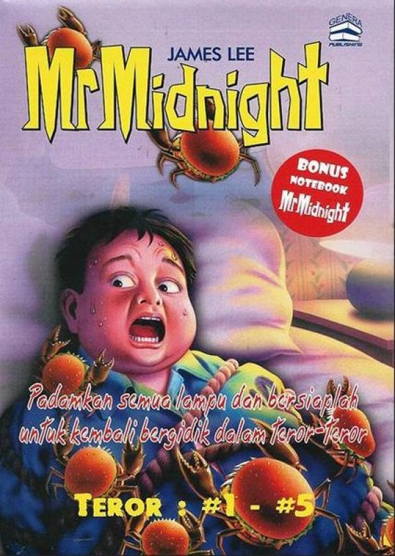 Cover Buku Mr Midnight Teror #1 - #5 (Box)