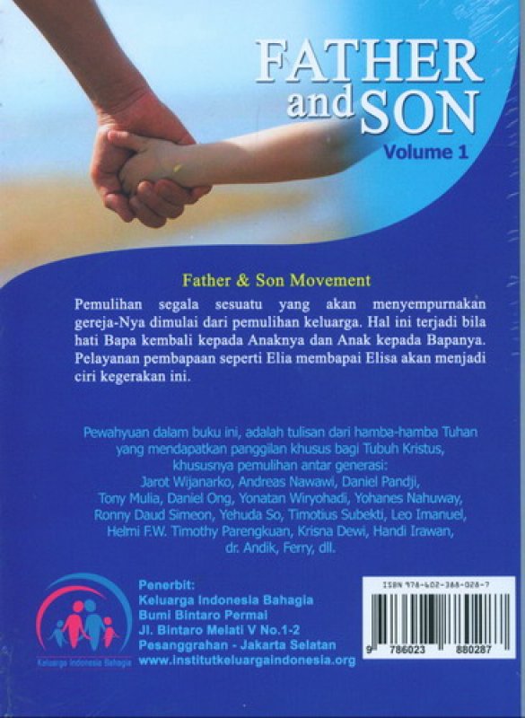 Cover Belakang Buku Father and Son Volume 1