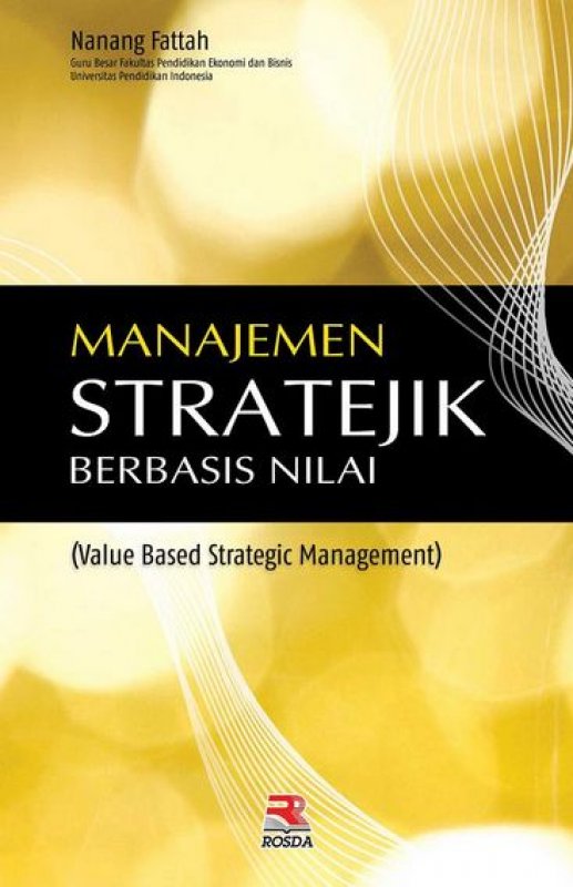 Cover Buku Manajemen Stratejik Berbasis Nilai