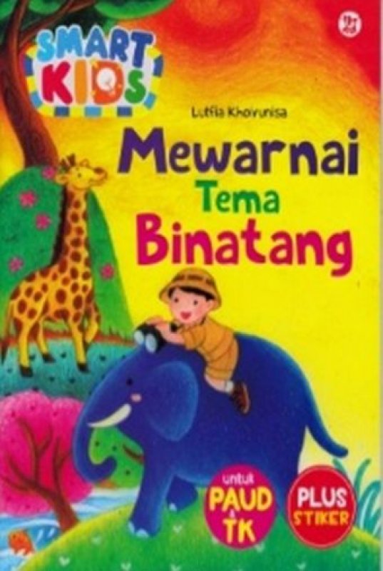 Cover Buku SMART KIDS : MEWARNAI TEMA BINATANG