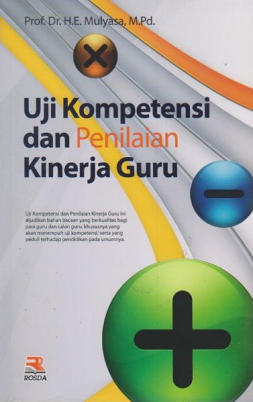 Cover Buku Uji Kompetensi Dan Penilaian Kinerja Guru