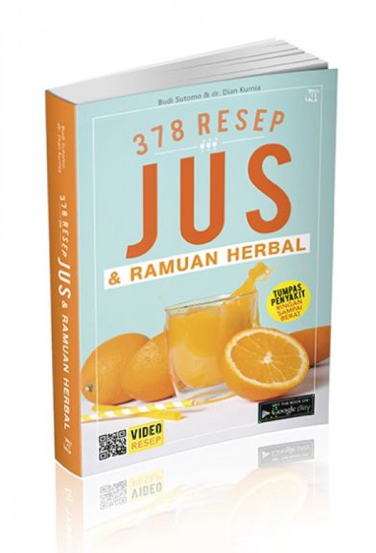 Cover Buku 378 Resep Jus & Ramuan Herbal