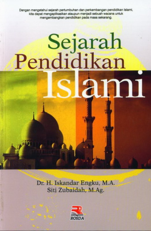 Cover Buku Sejarah Pendidikan Islami