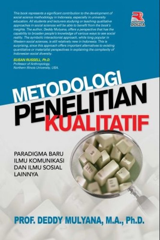 Cover Buku Metodologi Penelitian Kualitatif: Paradigma Baru Ilmu Komunikasi dan Ilmu Sosial Lainnya