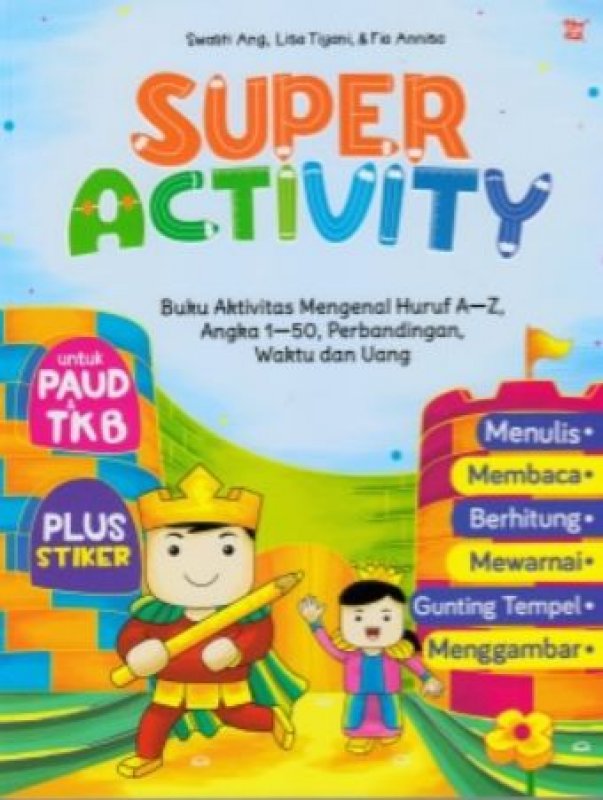 Cover Buku Super Activity Untuk Paud & Tk B