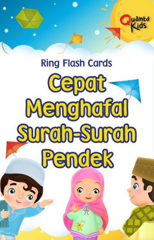Cover Buku Ring Flash Cards : Cepat Menghafal Surah-surah Pendek
