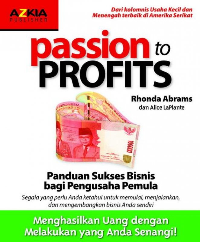 Cover Buku Passion to Profits