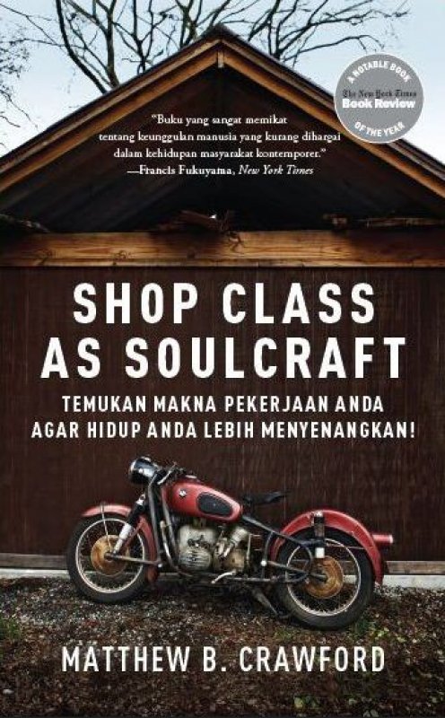Cover Buku Shop Class as Soulcraft