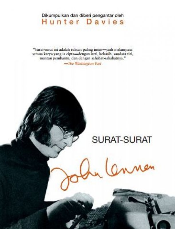 Cover Buku Surat-Surat John Lennon [Hard Cover]