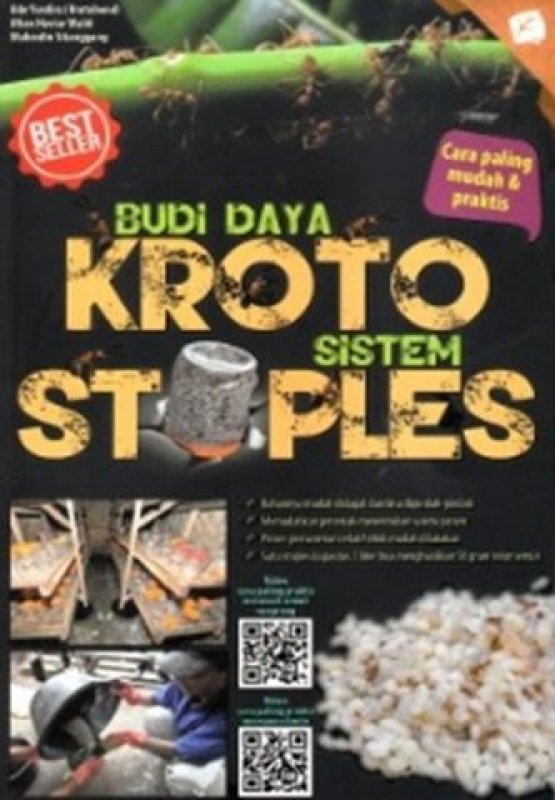 Cover Buku Budi Daya Kroto Sistem Stoples: Cara Paling Mudah dan Praktis
