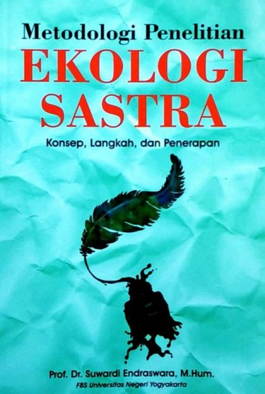 Cover Buku Metodologi Penelitian Ekologi Sastra