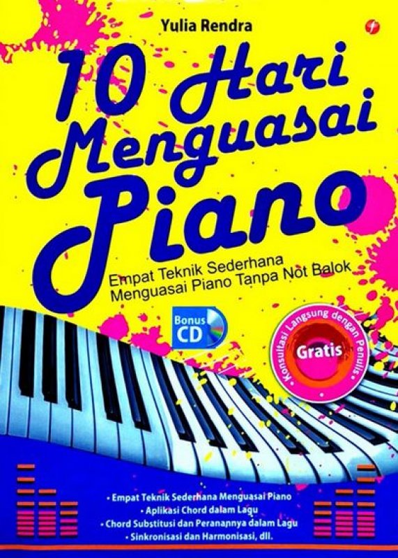 Cover Buku 10 Hari Menguasai Piano