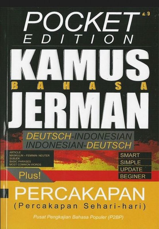 Cover Buku Pocket Edition Kamus Bahasa Jerman