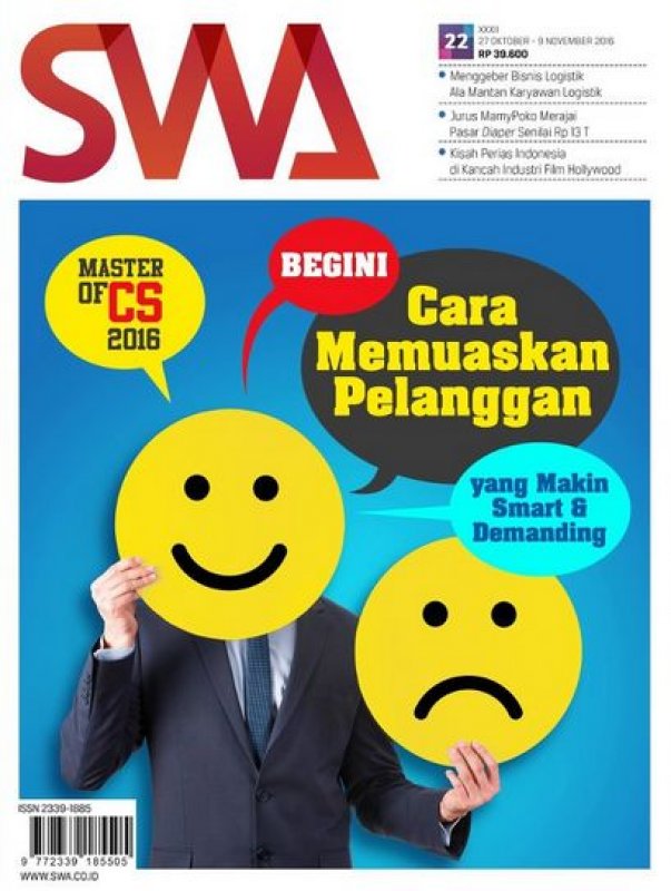 Cover Buku Majalah SWA Sembada No. 22 | 27 Oktober - 9 November 2016