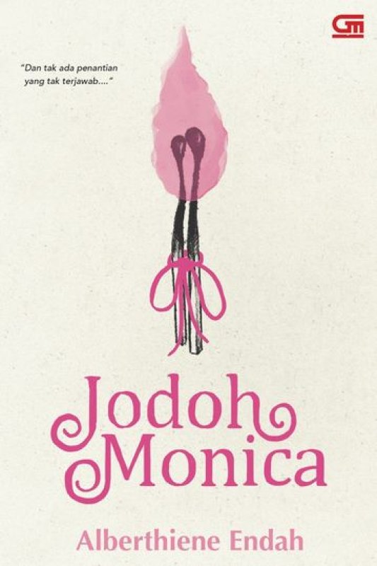 Cover Buku Jodoh Monica - Cover Baru