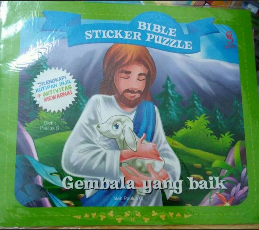 Cover Buku Bible Sticker puzzle - Mukjizat Yesusl