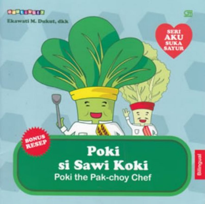 Cover Buku Poki si Sawi Koki - Poki the Pak-choy Chef