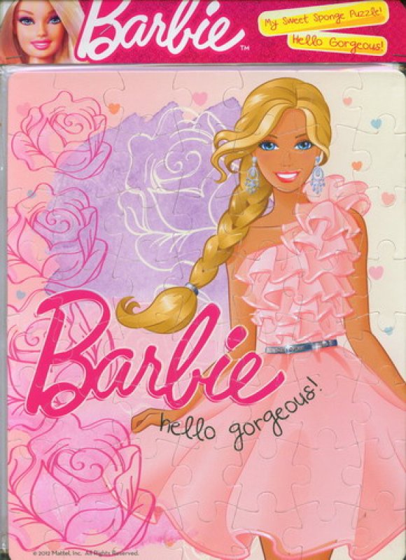 Cover Buku Barbie My Sweet Sponge Puzzle - Hello Gorgeous!