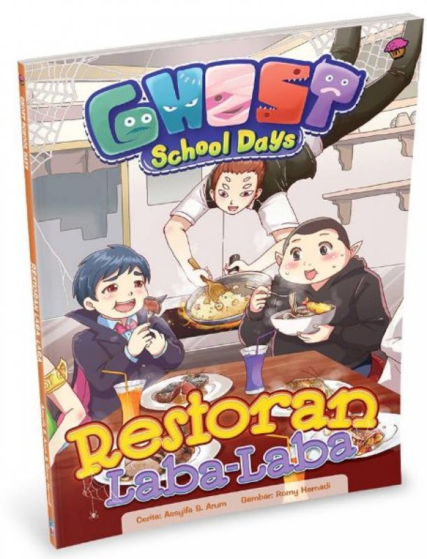 Cover Buku Komik Ghost School Days: Restoran Laba-Laba