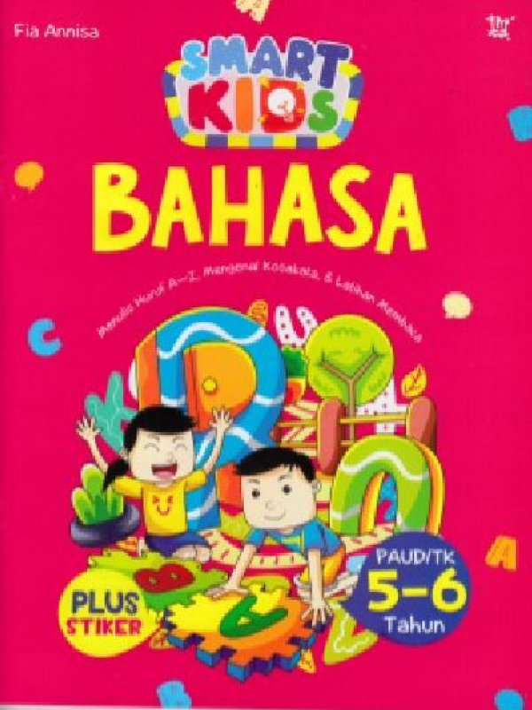 Cover Buku Smart Kids Bahasa Paud TK 5-6 Tahun (Plus Stiker) (Promo Best Book)
