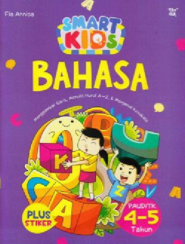 Cover Buku Smart Kids Bahasa Paud TK 4-5 Tahun