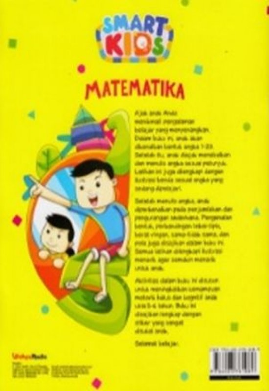 Cover Belakang Buku Smart Kids Matematika Paud TK 5-6 Tahun
