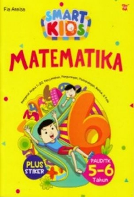 Cover Buku Smart Kids Matematika Paud TK 5-6 Tahun