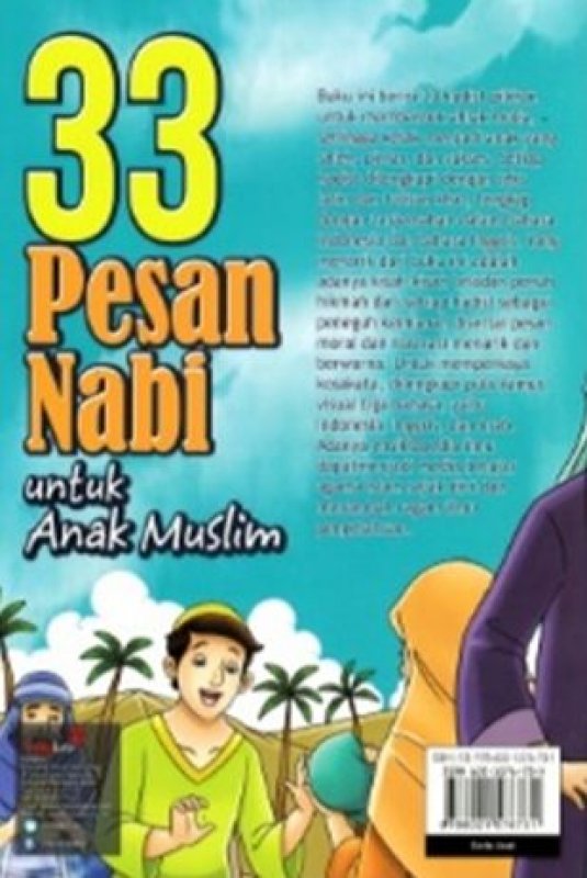 Cover Belakang Buku 33 Pesan Nabi Untuk Anak Muslim