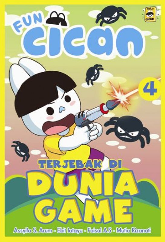 Cover Buku Fun Cican #4: Terjebak Di Dunia Game