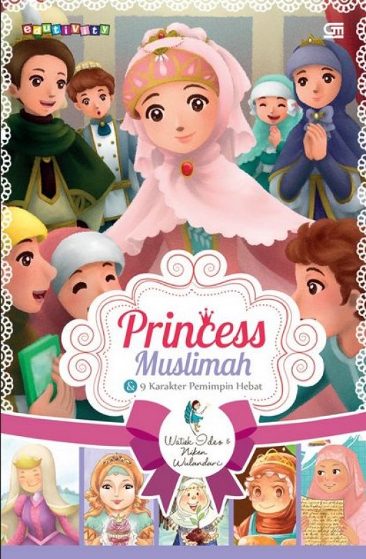 Cover Buku Princess Muslimah & 9 Mutiara Kasih Sayang