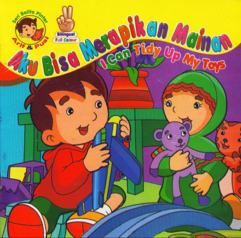 Cover Buku Aku Bisa Merapikan Mainan - I Can Tidy Up My Toys [Bilingual-Full Color[]