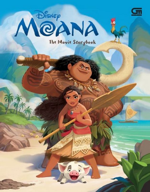 Cover Buku Moana The Movie Storybook