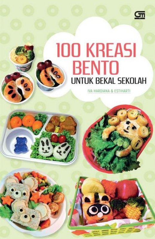 Cover Buku 100 Kreasi Bento Untuk Bekal Sekolah