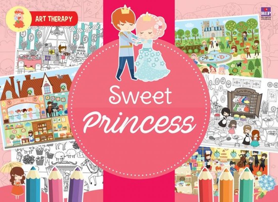 Cover Buku Art Therapy : Swett Princess
