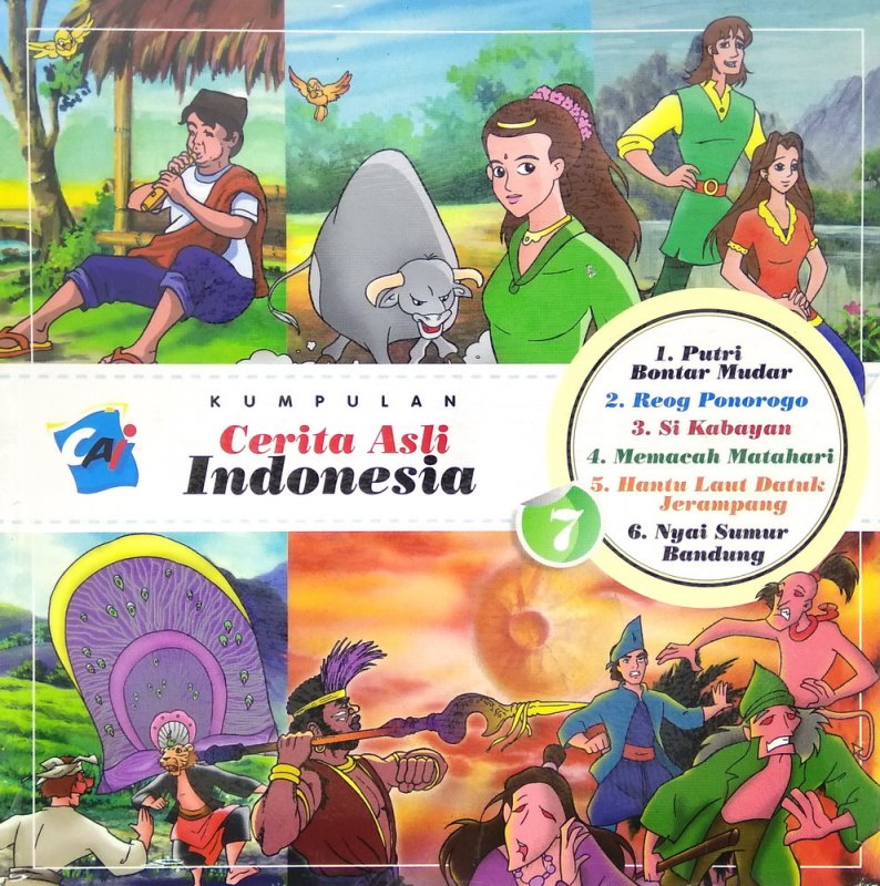 Cover Belakang Buku Kumpulan Cerita Asli Indonesia Vol. 7
