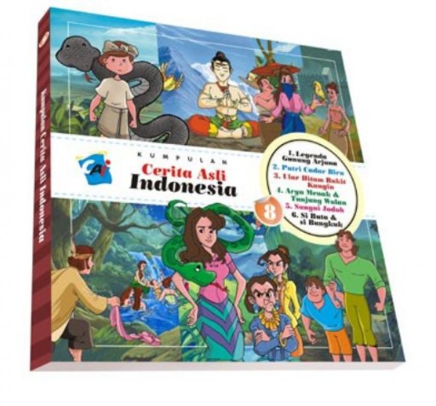Cover Buku Kumpulan Cerita Asli Indonesia Vol. 8